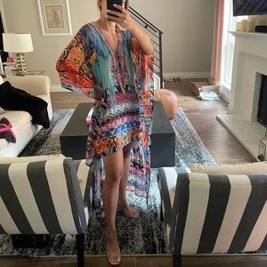Missoni Style Beach High Low Beach Coverup
